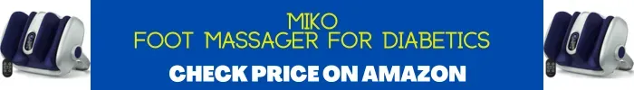 Miko Foot Massager For Diabetics Display