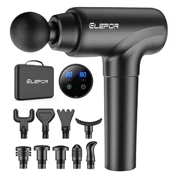 Elefor Deep Tissue Percussion Back Massager Gun For Atheletes