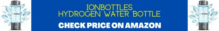 IonBottles Hydrogen Water Bottle Banner
