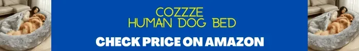 Cozzze Human Dog Bed Display