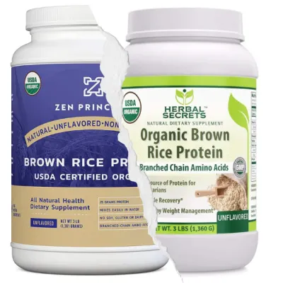 Best Organic Brown Rice Protein Powder for Lean Muscle Mass!